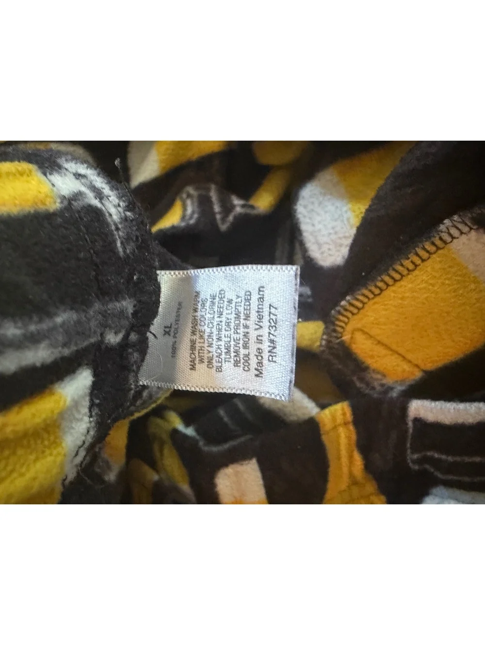 Men's XL Black Lounge Pants with Yellow Beer Glass Print